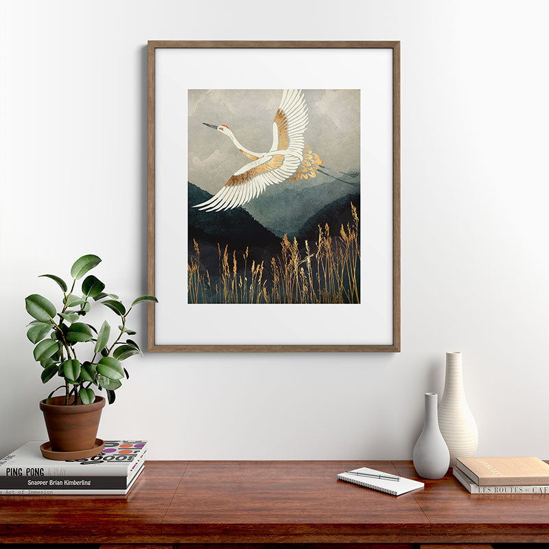 Elegant Flight Framed Art Print Gallery Image 19