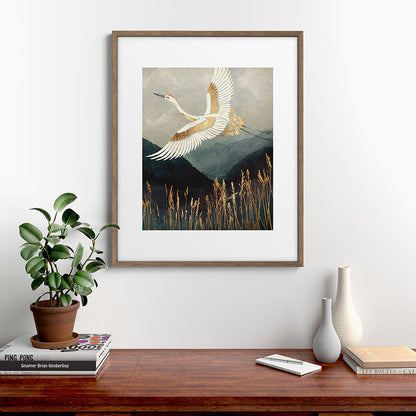 Elegant Flight Framed Art Print Gallery Image 19