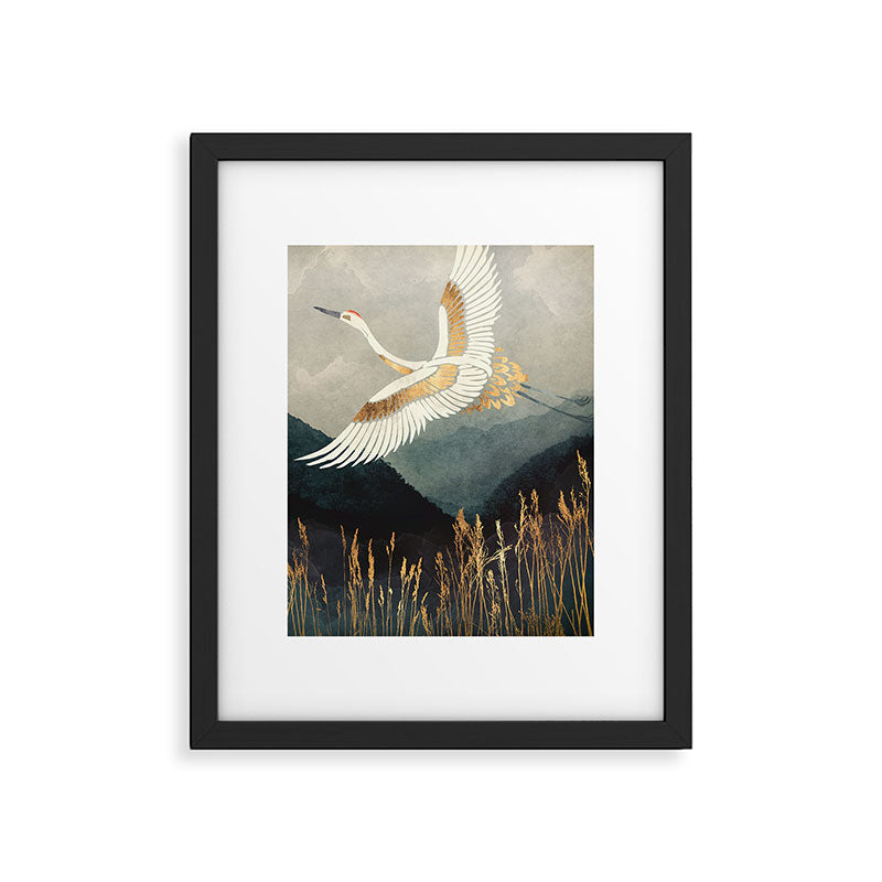 Elegant Flight Framed Art Print Gallery Image 1