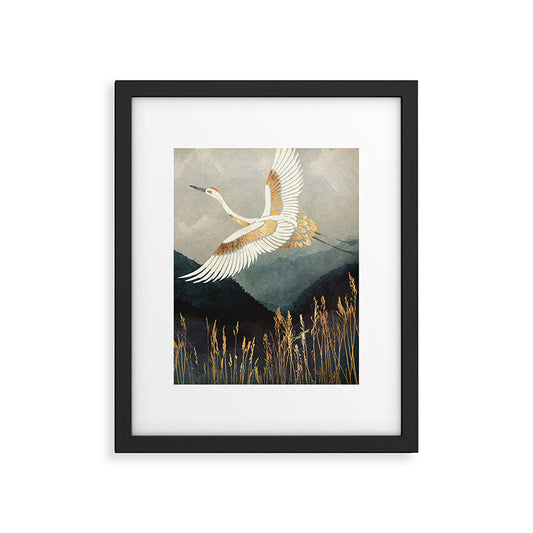 Elegant Flight Framed Art Print Gallery Image 1