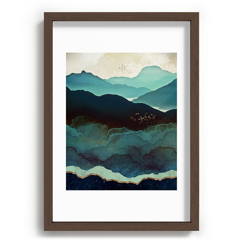 Indigo Mountains Framed Art Print Gallery Image 89