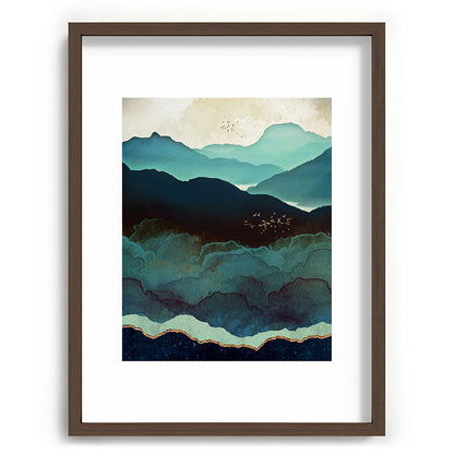 Indigo Mountains Framed Art Print Gallery Image 91