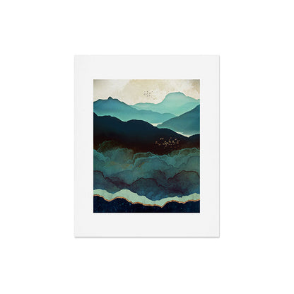 Indigo Mountains Art Print Gallery Image 6