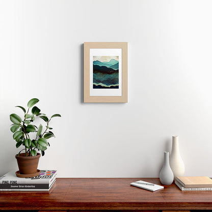 Indigo Mountains Framed Art Print Gallery Image 62