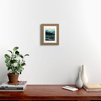 Indigo Mountains Framed Art Print Gallery Image 51