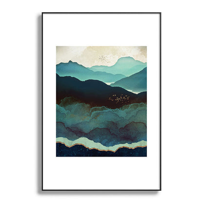 Indigo Mountains Framed Art Print Gallery Image 119