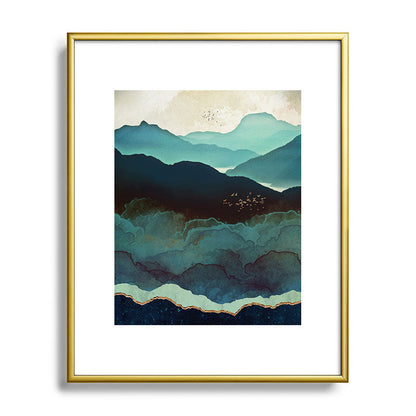 Indigo Mountains Framed Art Print Gallery Image 120