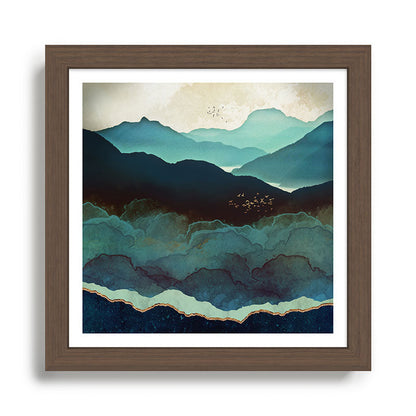 Indigo Mountains Framed Art Print Gallery Image 13
