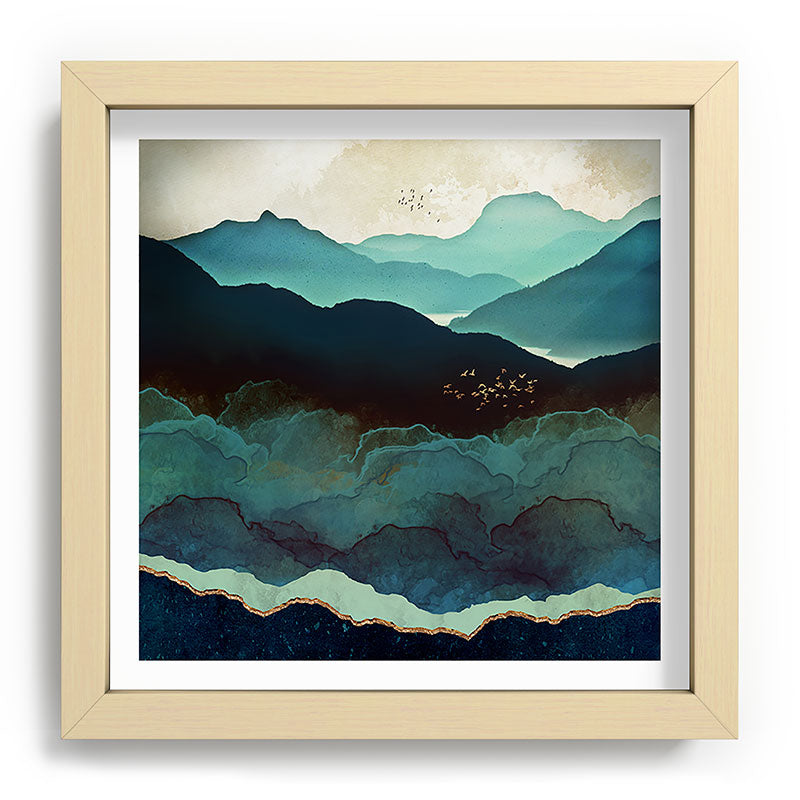 Indigo Mountains Framed Art Print Gallery Image 106