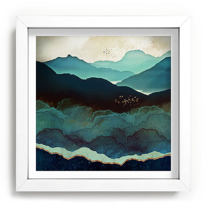 Indigo Mountains Framed Art Print Gallery Image 114