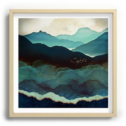 Indigo Mountains Framed Art Print Gallery Image 109