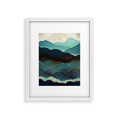 Indigo Mountains Framed Art Print Gallery Image 31