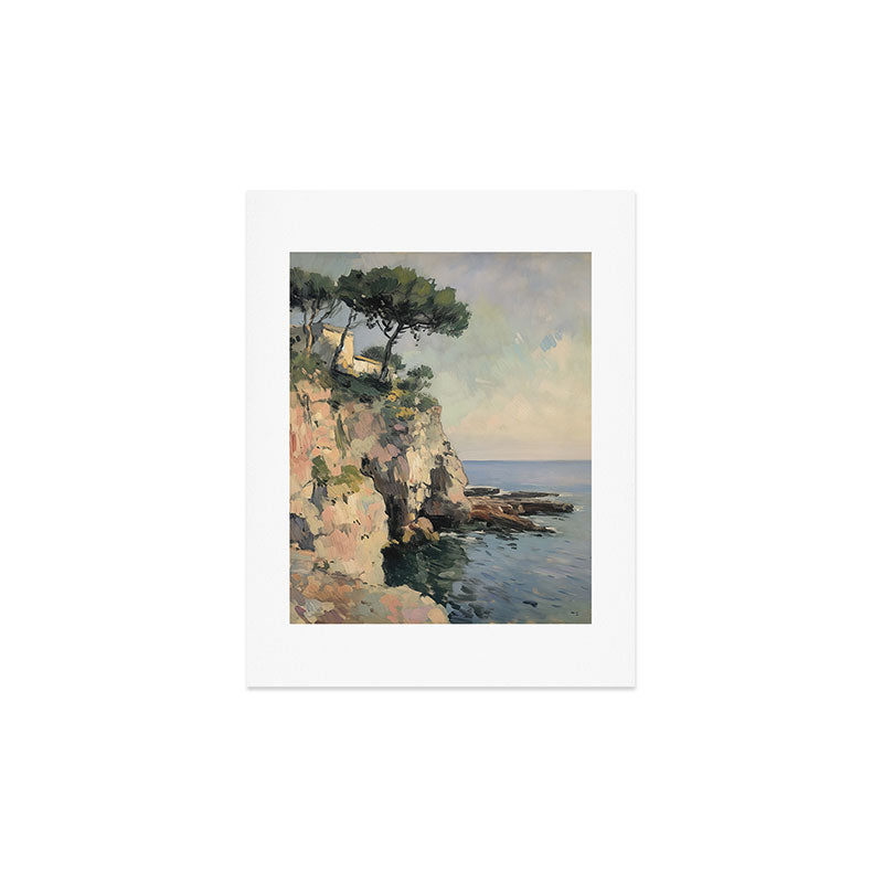 Cliff Impressionist Painting Art Print Gallery Image 3