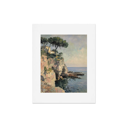 Cliff Impressionist Painting Art Print Gallery Image 4