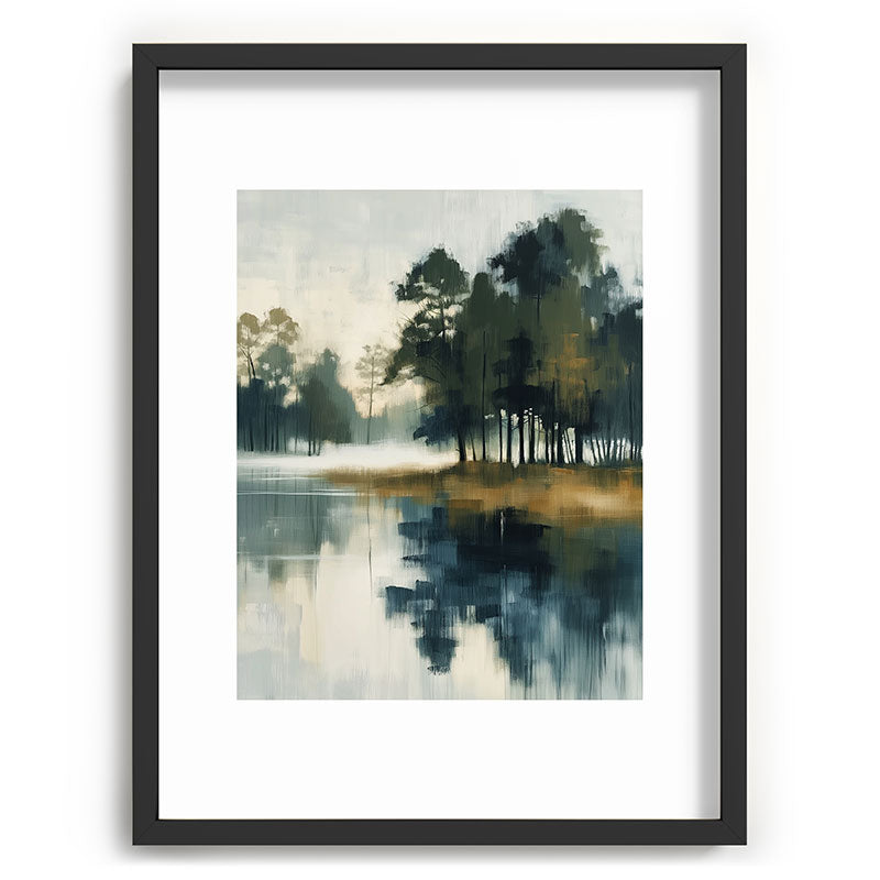 Country Lake II Framed Art Print Gallery Image 61