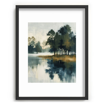 Country Lake II Framed Art Print Gallery Image 60