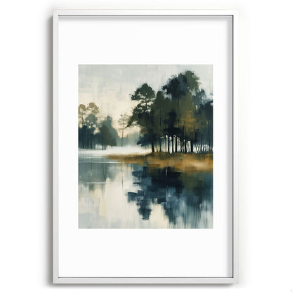 Country Lake II Framed Art Print Gallery Image 80