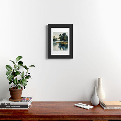Country Lake II Framed Art Print Gallery Image 31
