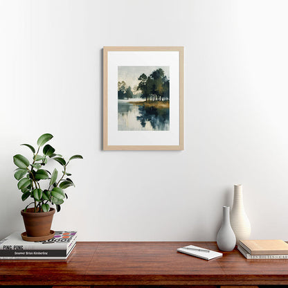 Country Lake II Framed Art Print Gallery Image 47