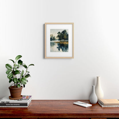 Country Lake II Framed Art Print Gallery Image 18