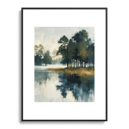 Country Lake II Framed Art Print Gallery Image 85