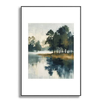 Country Lake II Framed Art Print Gallery Image 87