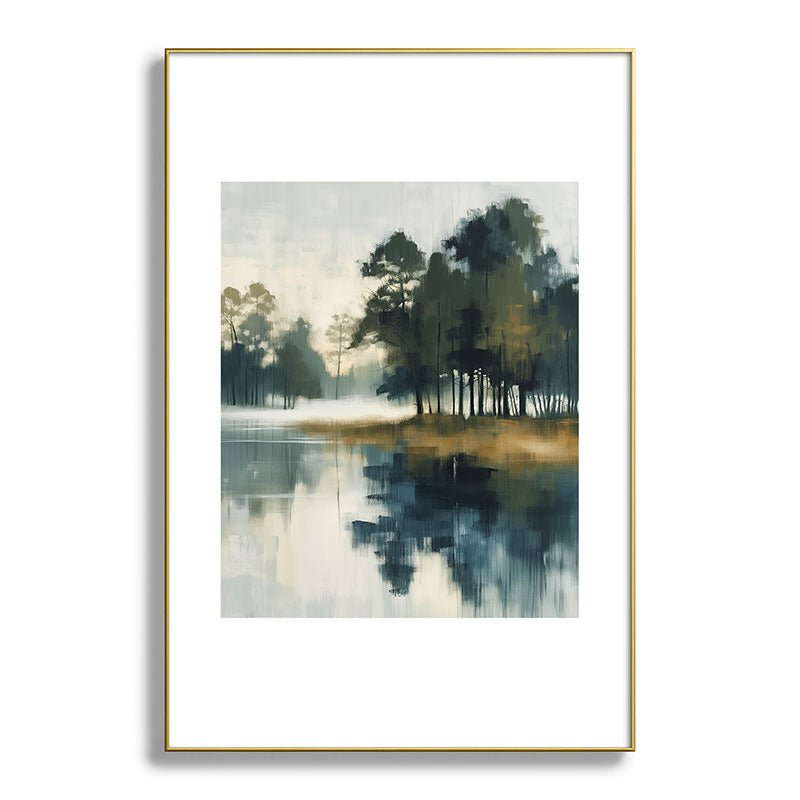 Country Lake II Framed Art Print Gallery Image 93