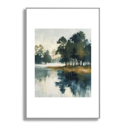 Country Lake II Framed Art Print Gallery Image 101