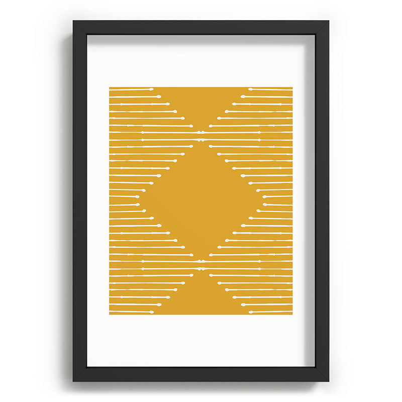 Geo (Yellow) Framed Art Print Gallery Image 34