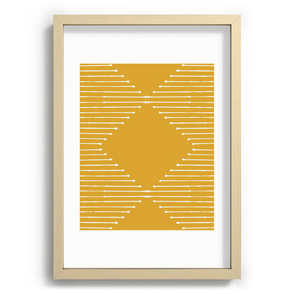 Geo (Yellow) Framed Art Print Gallery Image 42
