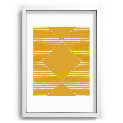 Geo (Yellow) Framed Art Print Gallery Image 46
