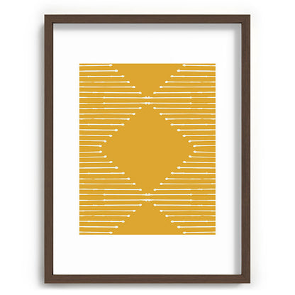 Geo (Yellow) Framed Art Print Gallery Image 39
