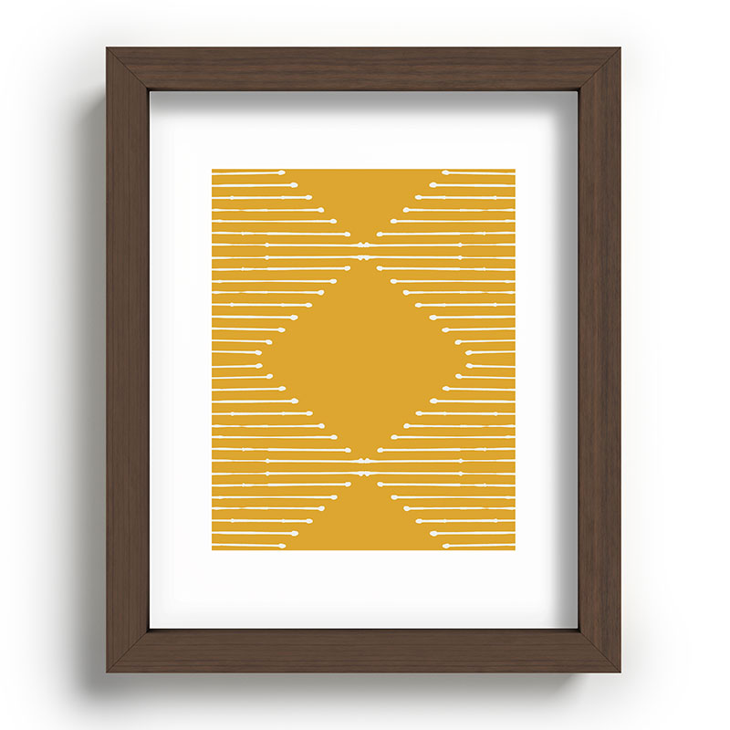 Geo (Yellow) Framed Art Print Gallery Image 37