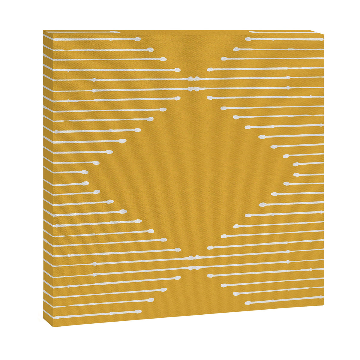Geo (Yellow) Canvas Print Gallery Image 1
