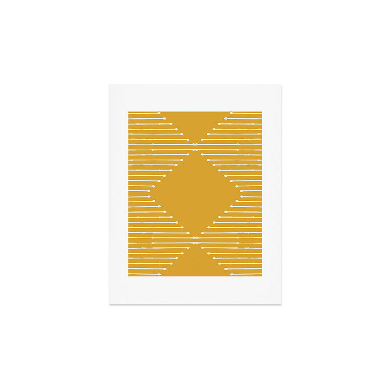 Geo (Yellow) Art Print Gallery Image 2