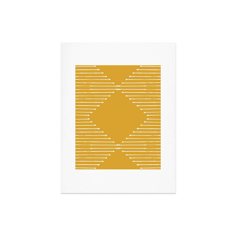 Geo (Yellow) Art Print Gallery Image 4