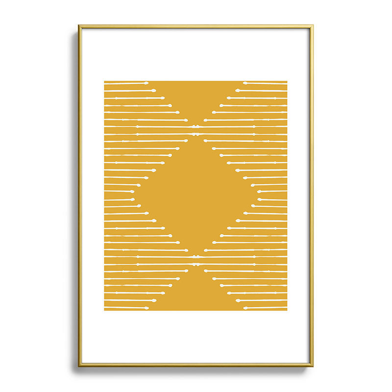 Geo (Yellow) Framed Art Print Gallery Image 54
