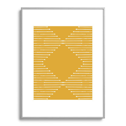 Geo (Yellow) Framed Art Print Gallery Image 59