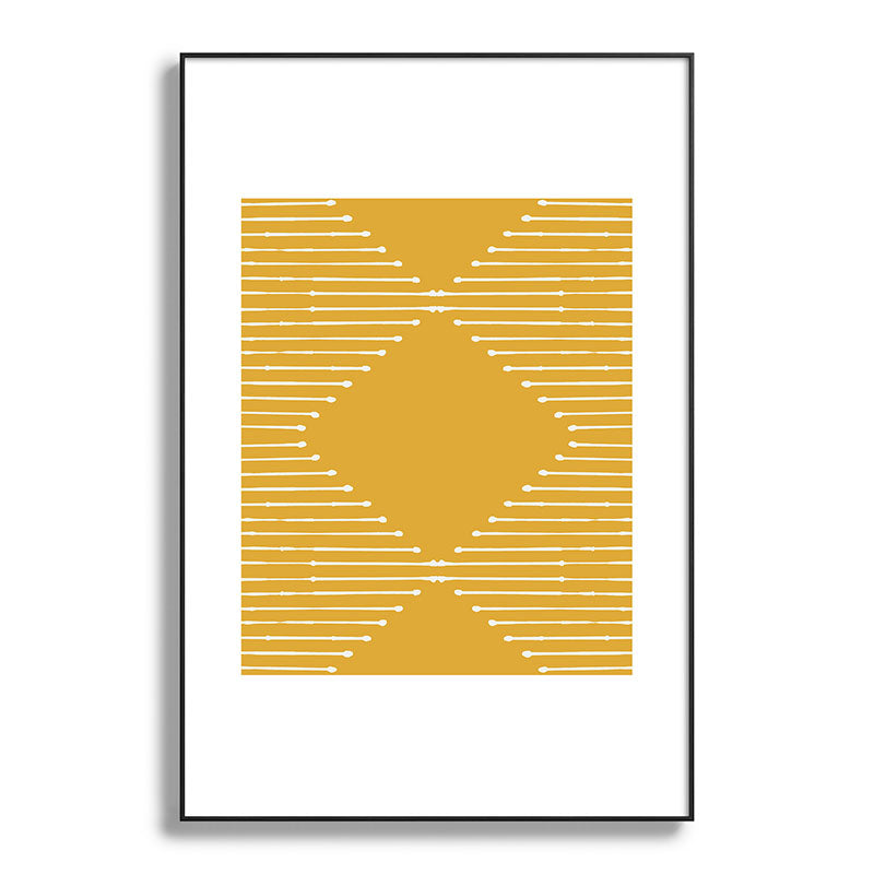 Geo (Yellow) Framed Art Print Gallery Image 52