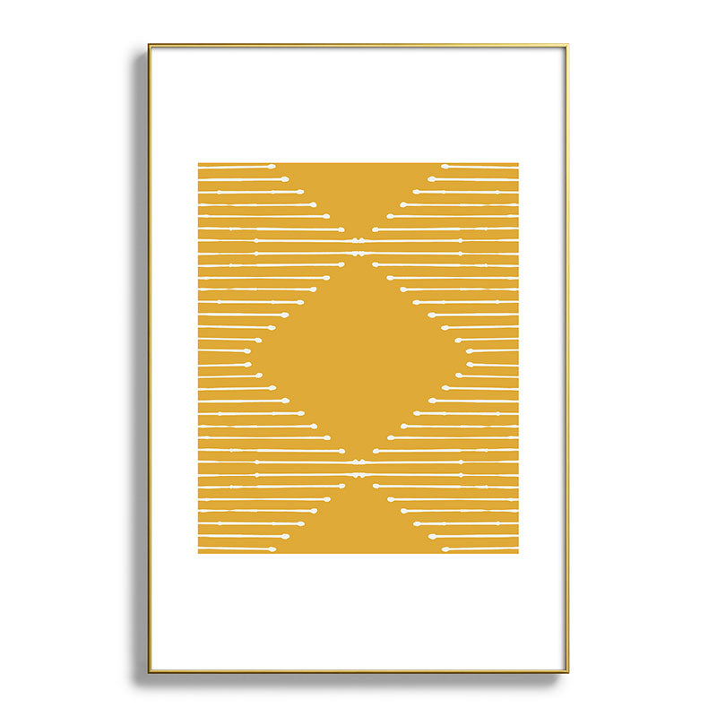 Geo (Yellow) Framed Art Print Gallery Image 56