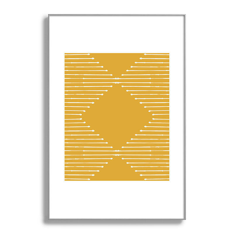 Geo (Yellow) Framed Art Print Gallery Image 60