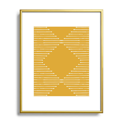Geo (Yellow) Framed Art Print Gallery Image 53