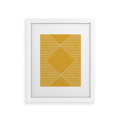Geo (Yellow) Framed Art Print Gallery Image 30