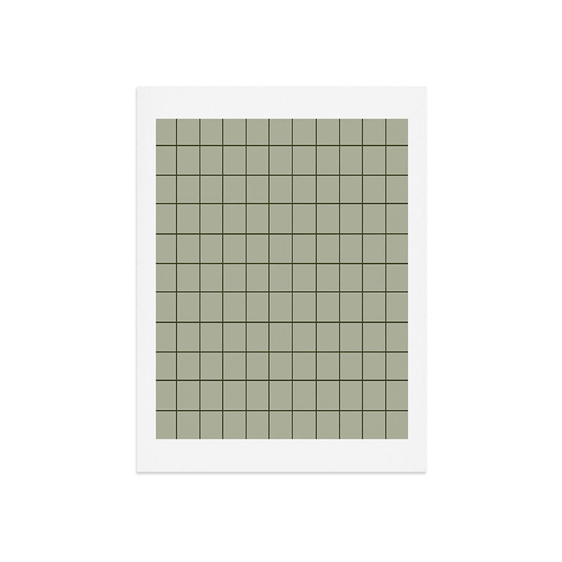 Grid (Green) Art Print Gallery Image 5