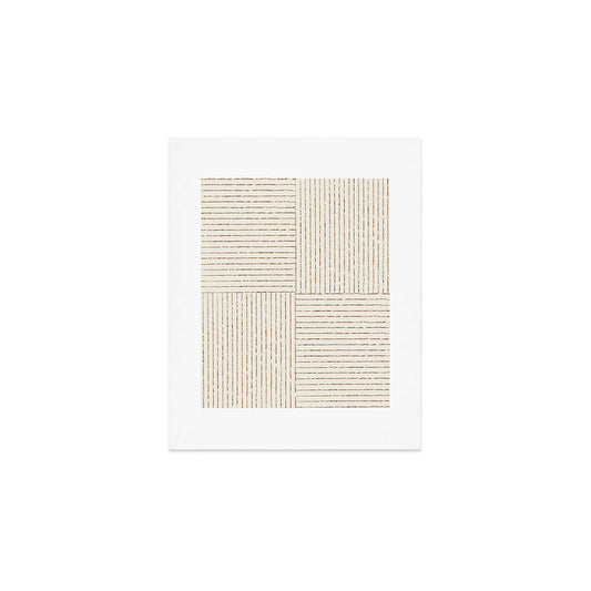 Lines III (Cream) Art Print Gallery Image 1