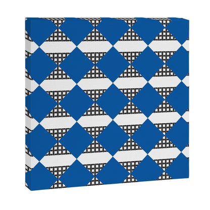 Modern boho (sapphire blue) Canvas Print Gallery Image 2