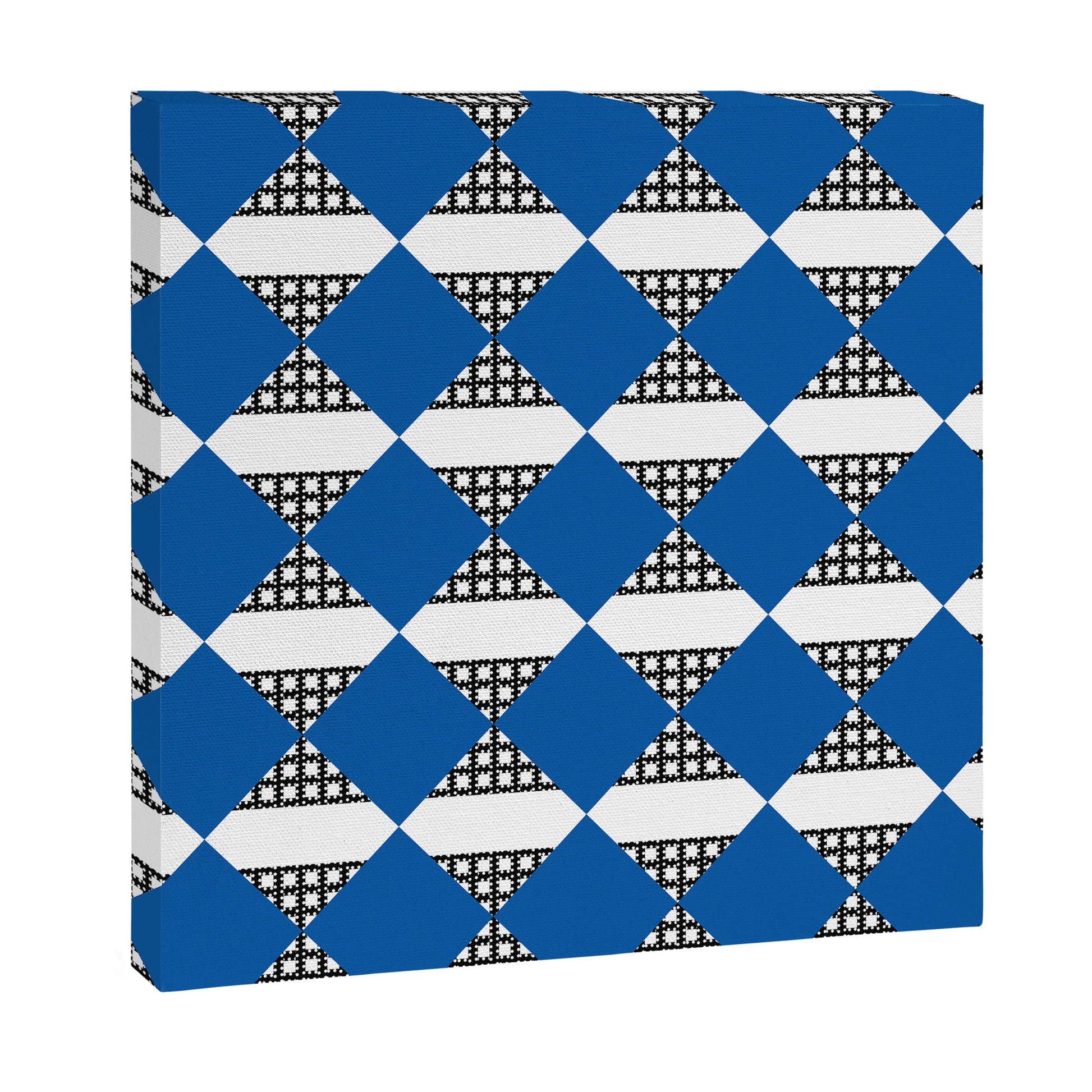 Modern boho (sapphire blue) Canvas Print Gallery Image 3