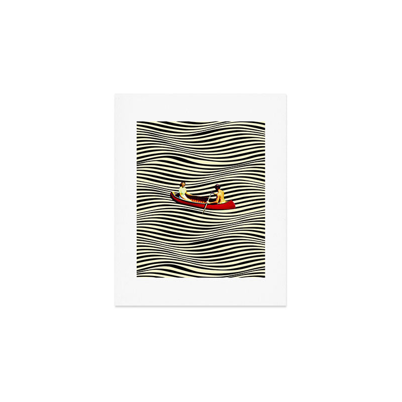 Illusionary Boat Ride Art Print Gallery Image 1