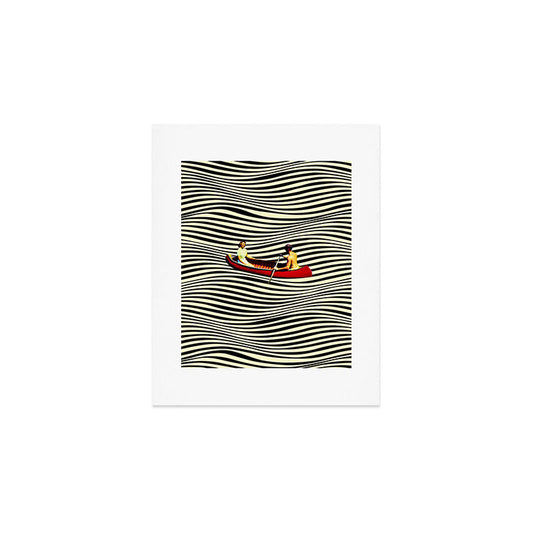 Illusionary Boat Ride Art Print Gallery Image 1