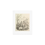 Grisaille Chinoiserie Art Print Gallery Image 1
